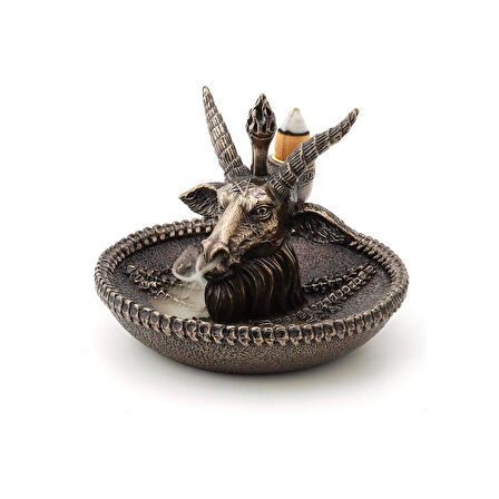 Sabbat Keçisi Baphomet Figürlü Geri Akış Tütsülüğü