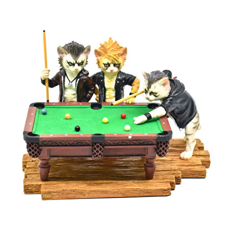 Bilardo Oynayan Punk Kediler Biblosu