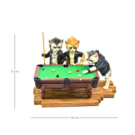 Bilardo Oynayan Punk Kediler Biblosu