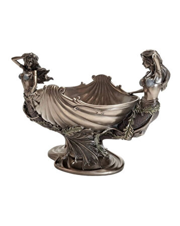 İkiz Deniz Kızı Figürlü Dekoratif Gondol