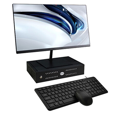 ROWORK MK2 İ5 12400 8GB DDR4 1TB m2 21.5" Monitörlü Set Mini PC