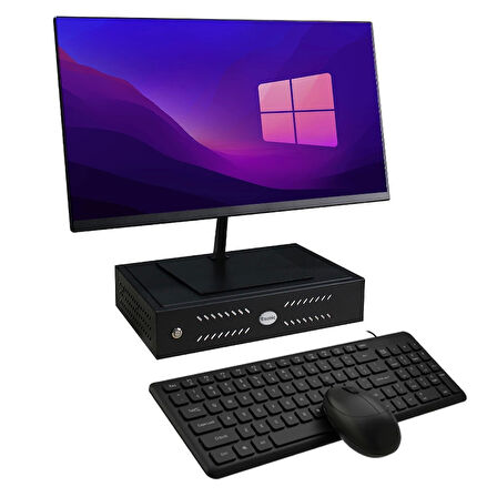 ROWORK MK2 İ5 12400 8GB DDR4 240SSD 24" Monitörlü Set Mini PC