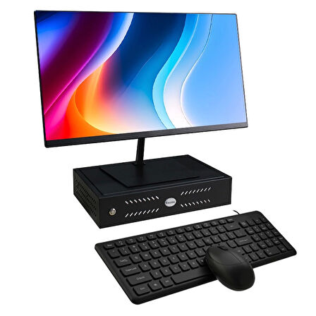 ROWORK MK2 İ5 12400 16GB DDR4 240SSD 21.5" Monitörlü Set Mini PC