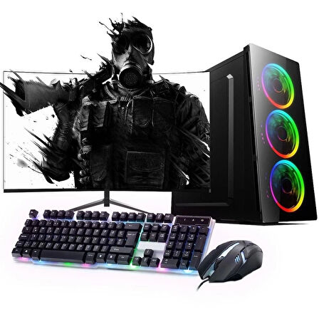 I5 11400F 16GB 480SSD 8GB RTX3050 24'' Monitörlü (Gaming SET)