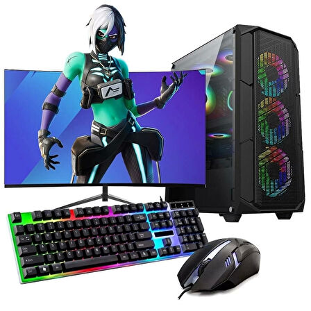 I5 10400F 16GB 240SSD 1TB HDD 8GB RTX3050 24'' Monitörlü (Gaming SET)