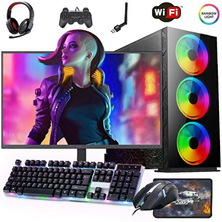 İ7 12700F 16GB 480SSD 4GB GTX1650 24'' Monitörlü (Gaming SET)