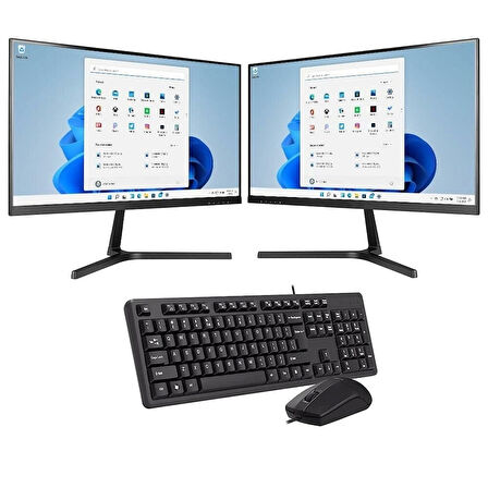 INTEL I5 12400 8GB 120GB SSD Çift 21.5'' Monitörlü Ev ve Ofis Bilgisayarı (Business)