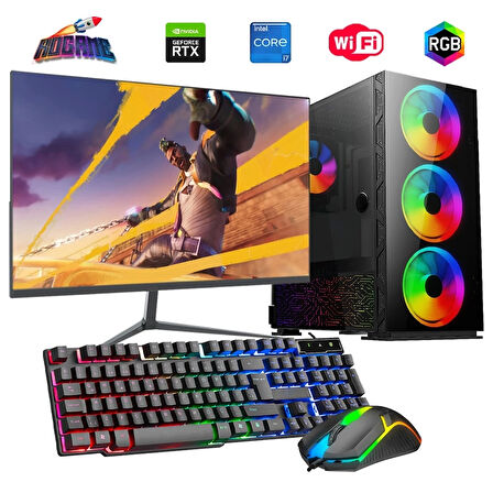 İ7 13700F 16GB DDR4 480SSD 12GB RTX3060 24" Mon. Oyun Bilgisayarı