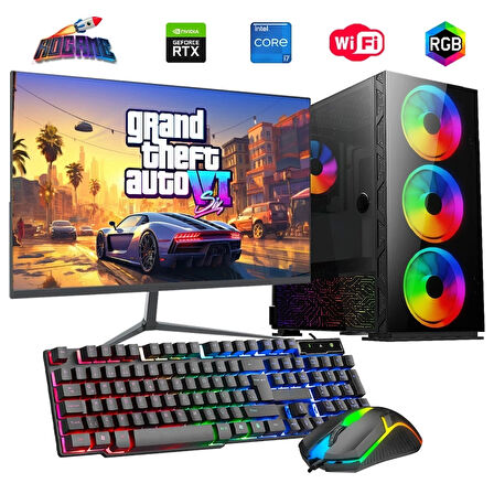 İ7 13700F 16GB DDR4 480SSD 12GB RTX3060 27" 165Hz Mon. Oyun Bilgisayarı