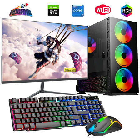 i7 14700F 32GB DDR4 1TB M2 12GB RTX3060 24" Mon. Oyun Bilgisayarı