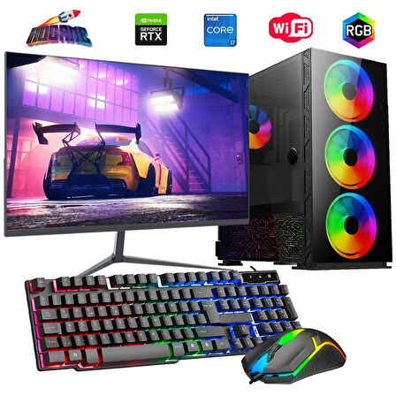 i7 14700F 32GB DDR4 1TB M2 12GB RTX3060 27" 165Hz Mon. Oyun Bilgisayarı