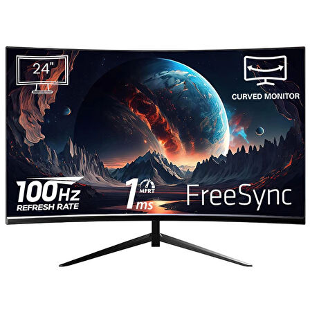 I5 12400F 16GB DDR4 512GB M2 12GB RTX4070 24" 100Hz Mon. Oyun Bilgisayarı