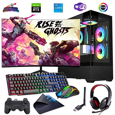I5 14400F 32GB DDR4 1TB M2 8GB RTX4060 24" 100Hz Mon. Oyun Bilgisayarı (Gaming SET)