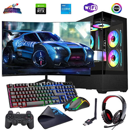 i5 12400F 16GB DDR4 1TB m2 12GB RTX4070 24" 100Hz Monitörlü Oyun Bilgisayarı (Gaming SET)