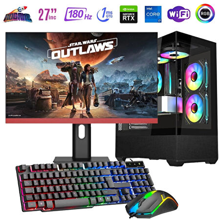 İ7 12700F 16GB DDR4 1TB m2 12GB RTX3060 27" 165Hz Monitörlü Oyun Bilgisayarı
