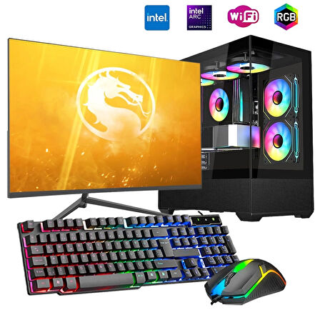 İ7 12700F 16GB DDR4 1TB m2 12GB ARC B580 24" Monitörlü Oyun Bilgisayarı