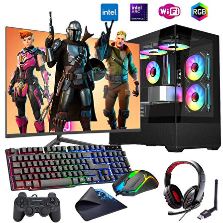 İ7 12700F 16GB DDR4 1TB m2 12GB ARC B580 27" 165Hz Monitörlü Oyun Bilgisayarı (Gaming SET)
