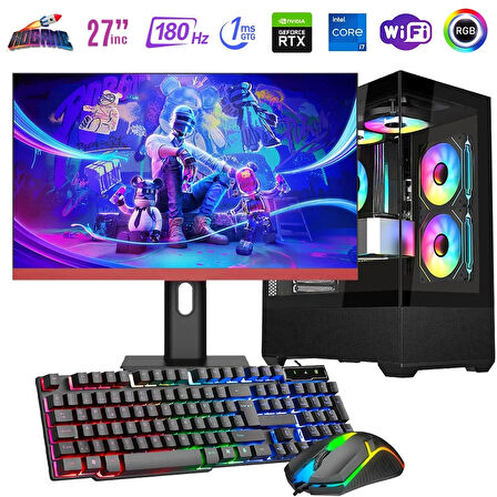 i7 12700F 16GB DDR4 1TB m2 8GB RTX4060 27" 180Hz Monitörlü Oyun Bilgisayarı