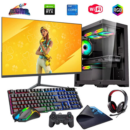 i7 13700F 16GB DDR4 1TB m2 6GB RTX3050 24" Monitörlü (Gaming SET)
