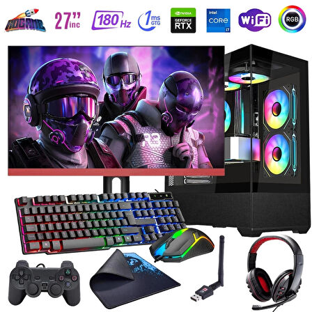 i7 13700F 16GB DDR4 1TB m2 12GB RTX3060 27" 165Hz Monitörlü Oyun Bilgisayarı (Gaming SET)