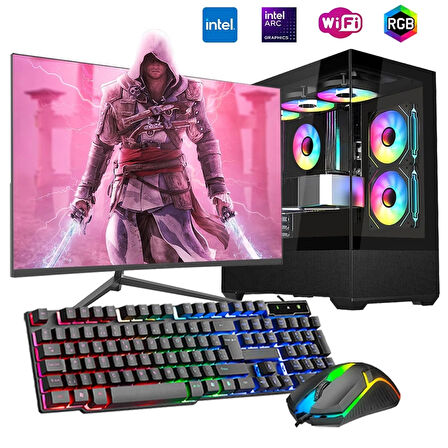 i7 13700F 16GB DDR4 1TB m2 12GB ARC B580 27" 165Hz Monitörlü Oyun Bilgisayarı