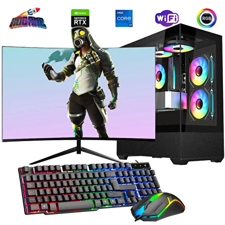 i7 14700F 16GB DDR4 1TB m2 12GB RTX3060 27" 165Hz Monitörlü Oyun Bilgisayarı