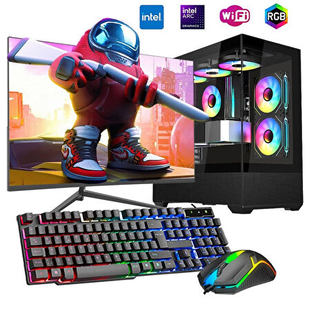i7 14700F 16GB DDR4 1TB m2 12GB ARC B580 27" 165Hz Monitörlü Oyun Bilgisayarı