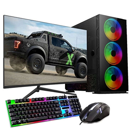 Ryzen5 5600 16GB 1TB M2 12GB RTX3060 24'' Mon. Oyun Bilgisayarı (Gaming Set)