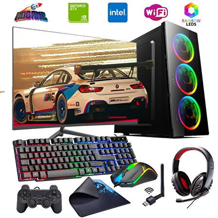 INTEL I7 2N 16GB 1TB SSD 4GB GT740 24" Monitörlü Oyun Bilgisayarı (Gaming SET)