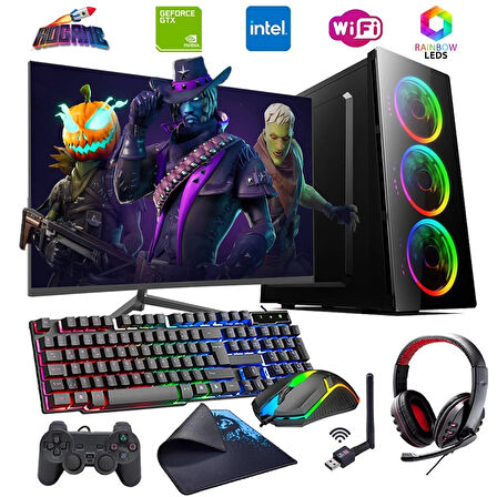 INTEL I5 3N 16GB 1TB SSD 4GB GTX1050TI 24" Monitörlü Oyun Bilgisayarı (Gaming SET)