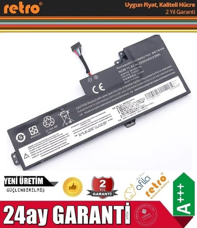 Lenovo ThinkPad T470, T480, 01AV419 Dahili (İç) Notebook Bataryası Pili / RLL-106