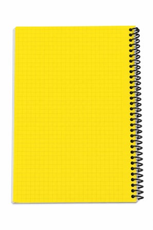 PP Kapak Çizgili Spiralli Defter