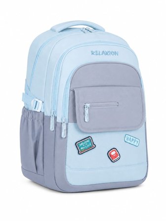 RELAXION Ergonomik Tasarım Sırt Destekli Su Geçirmez Kumaş Büyük Boy Okul Günlük Spor Kullanım Sırt 