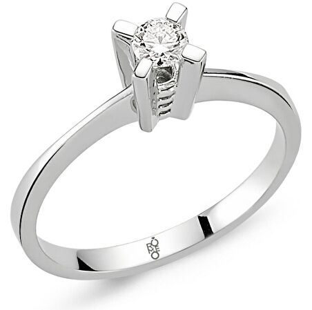 Romeo Pırlanta 0.14 Ct Tektaş Yüzük RM-10003