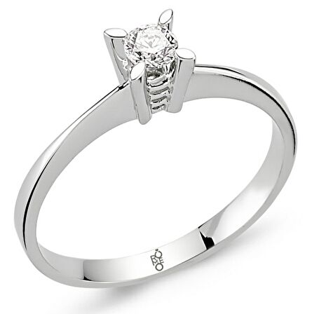 Romeo Pırlanta 0.18 Ct Tektaş Yüzük RM-10007