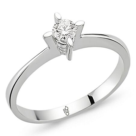 Romeo Pırlanta 0.18 Ct Tektaş Yüzük RM-10026