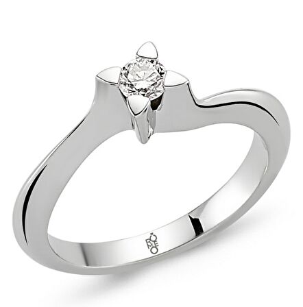 Romeo Pırlanta 0.18 Ct Tektaş Yüzük RM10020