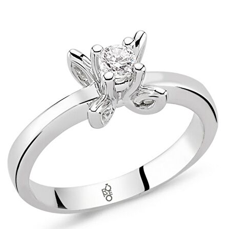 Romeo Pırlanta 0.20 Ct Tektaş Yüzük RM10042