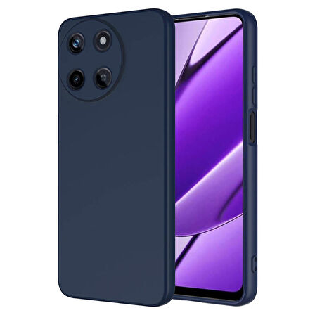 Forzacase Realme 11 4G ile uyumlu Liquid Serisi İçi Kadife Lansman Silikon Kılıf