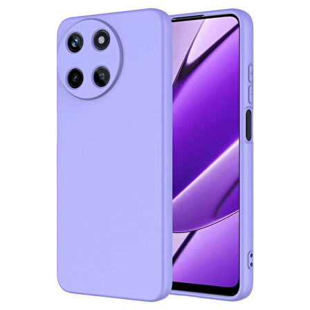 Forzacase Realme 11 4G ile uyumlu Liquid Serisi İçi Kadife Lansman Silikon Kılıf