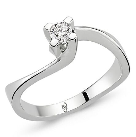 Romeo Pırlanta 0.20 Ct Tektaş Yüzük RM20032