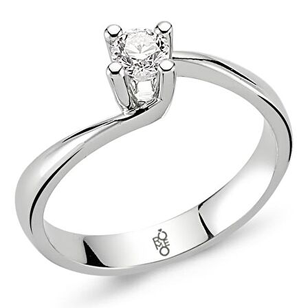 Romeo Pırlanta 0.20 Ct Tektaş Yüzük RM20036