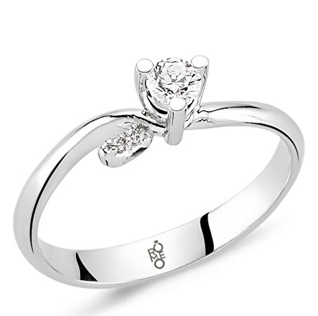 Romeo Pırlanta 0.25 Ct Tektaş Yüzük RM25069