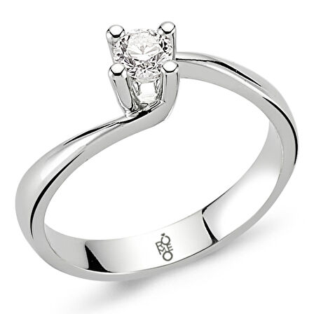 0.30 Ct Tektaş Pırlanta Yüzük  RM30051