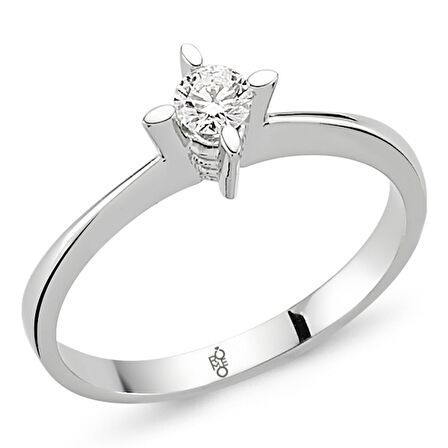 0.30 Ct Tektaş Pırlanta Yüzük  RM30056