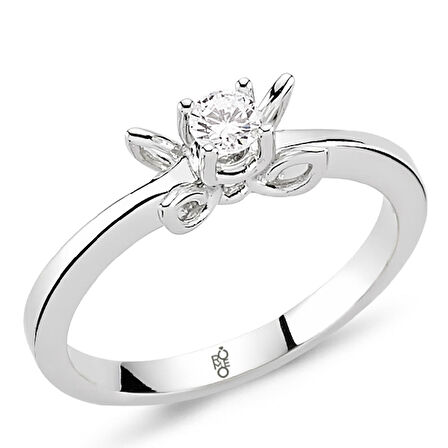 0.30 Ct Tektaş Pırlanta Yüzük  RM30061
