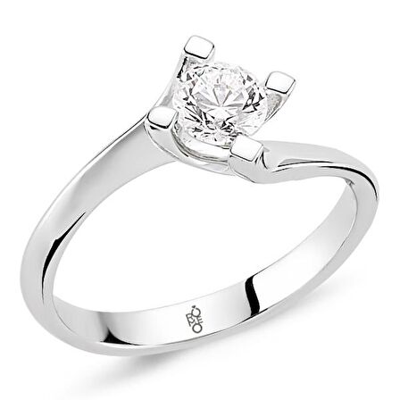 18 Ayar Altın 0.30 Ct Pırlanta Tektaş Yüzük RM30067