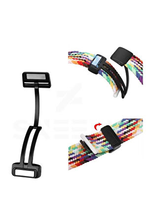 Samsung Galaxy Watch 7 40 mm ile Uyumlu Flexi Hasır Magnet Kordon