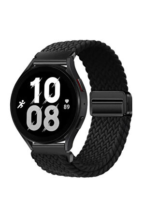 Samsung Galaxy Watch 7 40 mm ile Uyumlu Flexi Hasır Magnet Kordon