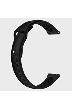 Huawei Watch 4 Pro ile Uyumlu Kordon 22 mm Delikli Spor Kayış